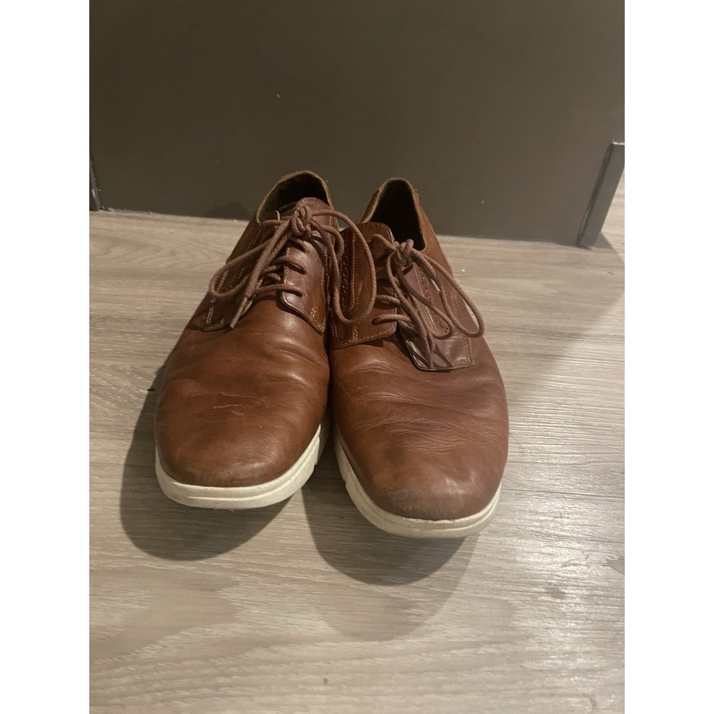 Timberland Men's Dress Shoes Brown Size 11.5 Classic Minimalist Preppy Dressy - Picture 3 of 7